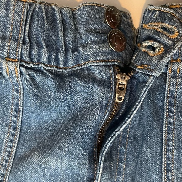 ARYA CARGO JEAN ELASTIC WAIST High-Rise Rigid Denim waterfall 29 8 - Picture 7 of 11